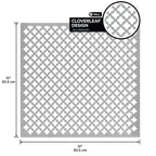0.020 in. Mill Aluminum Sheet Cloverleaf