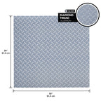 Silver Aluminum Sheet Diamond Tread