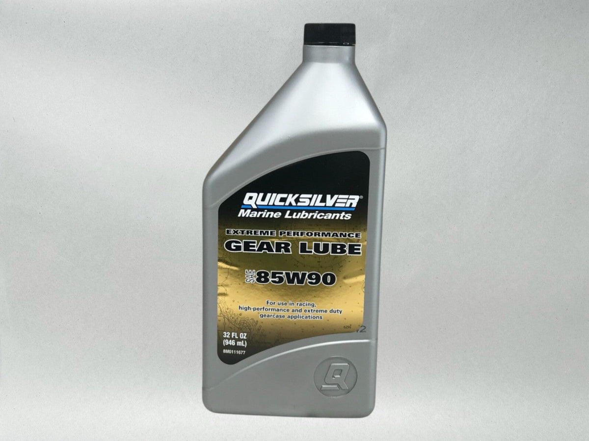 Quicksilver OEM SAE 85W90 Extreme Perf Gear Oil Quarts 92-8M0111677 6 Pack
