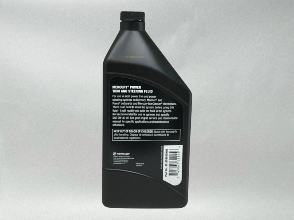 Mercury OEM Power Trim & Steering Fluid Quart 92-858075K01