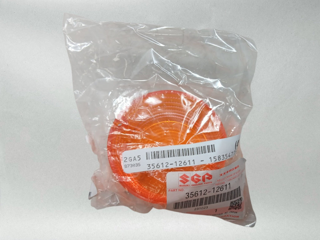 Suzuki OEM (73-77) TS125 TC125 TC185 GT185 Turn Signal Lens 35612-12611