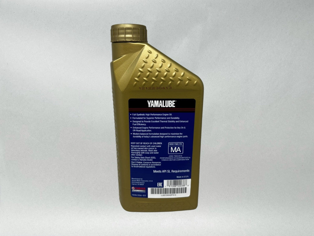 Yamaha Yamalube Full Synthetic Oil Change Kit for 2024 RAPTOR 110