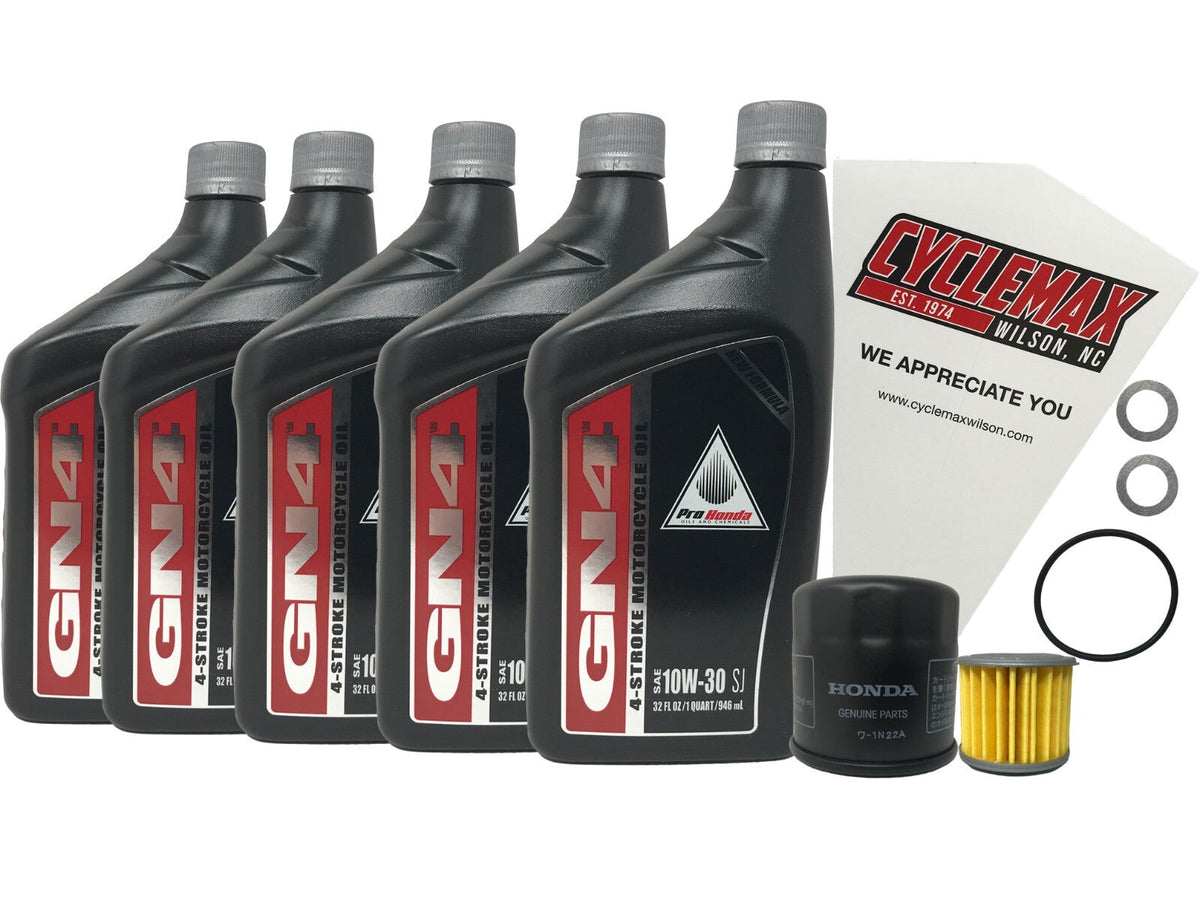 Honda GN4 Standard 10W-30 Oil Change Kit for 2016-2018 AFRICA TWIN DCT