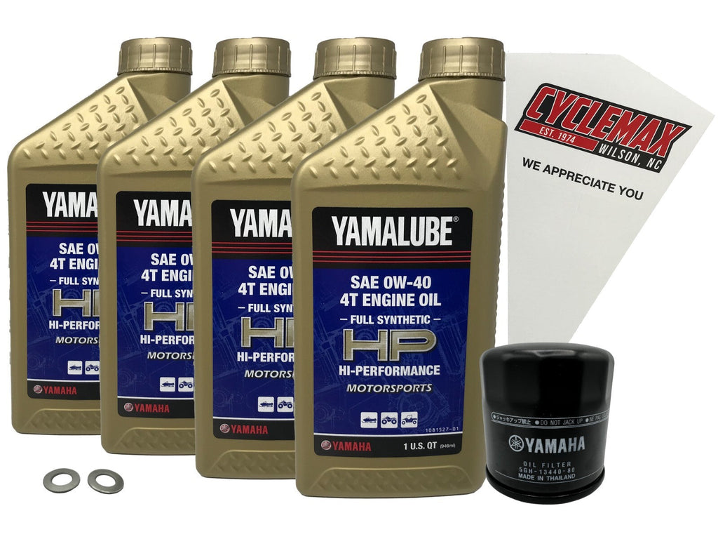 Yamaha Yamalube Full Synthetic Oil Change Kit for 2007-2009 ATTAK GT