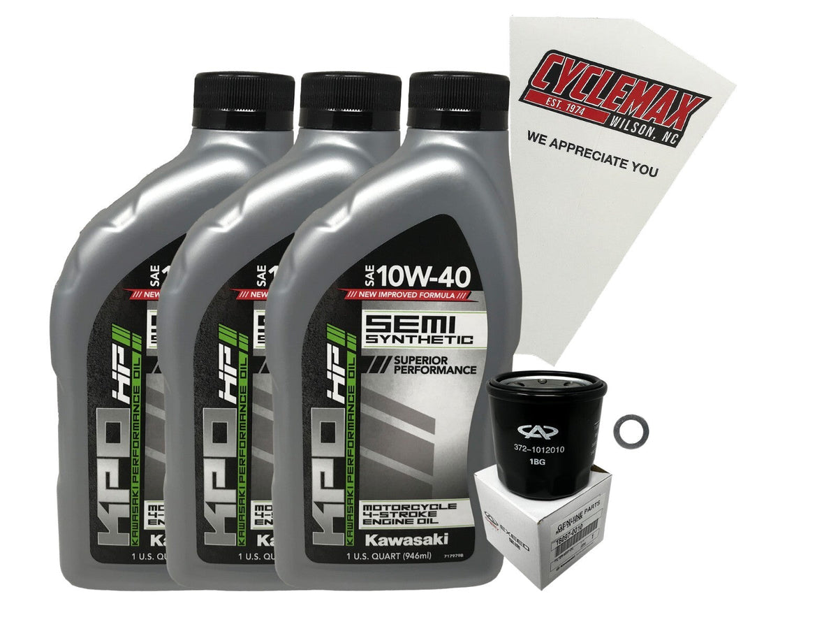 Kawasaki KPO Semi-Synthetic Oil Change Kit for 2015-2023 MULE PRO FX