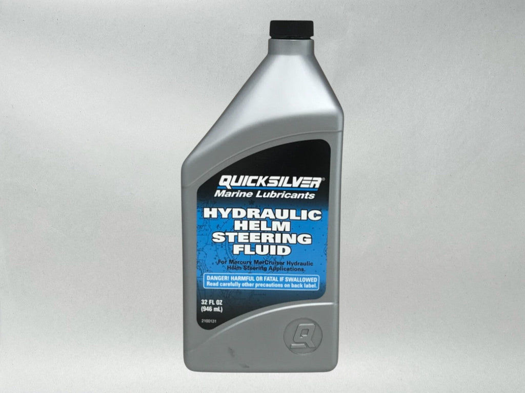 Quicksilver OEM Hydraulic Helm Steering Fluid Quarts 92-858078Q01 6 Pack
