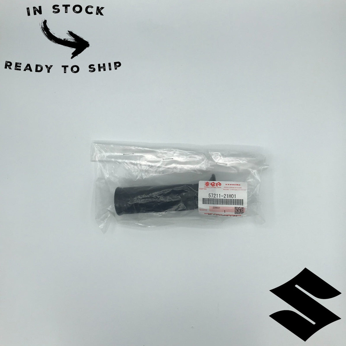 Genuine OEM Suzuki Left Handlebar Grip 57211-21H01
