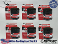 Mercury Genuine OEM Authentic Oil Filters 35-883702K 6 Pack