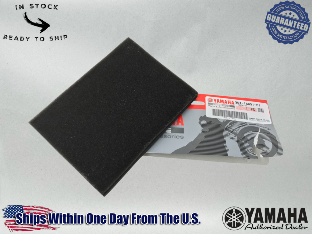 Yamaha OEM 1984-2000 XT350 N Air Filter Element Foam 30X-14451-01-00