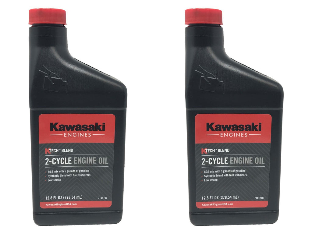 Kawasaki Engines Genuine OEM 12.8 FL OZ 2-Cycle Engine Oil 99969-6085 - 2 Pack