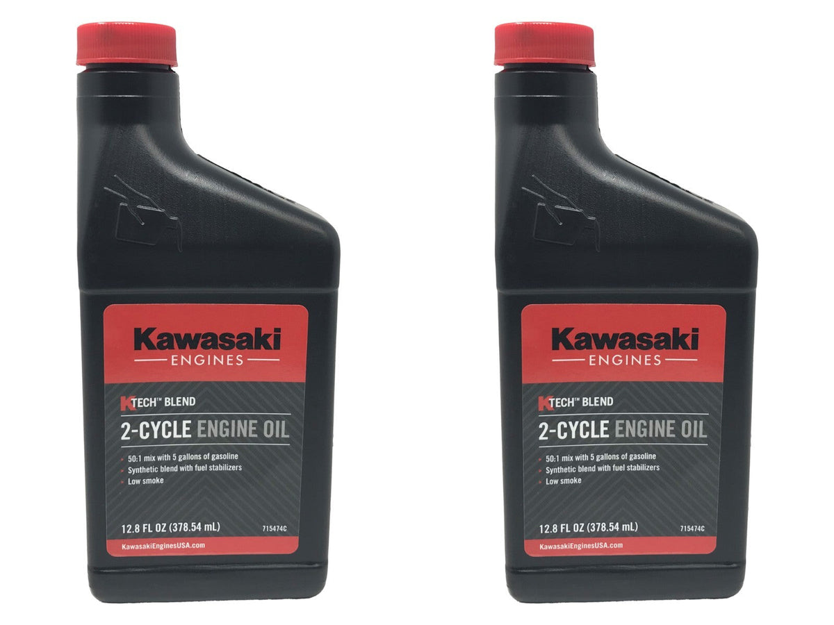 Kawasaki Engines Genuine OEM 12.8 FL OZ 2-Cycle Engine Oil 99969-6085 - 2 Pack