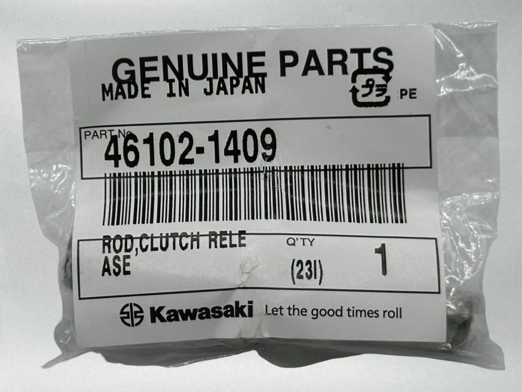 Kawasaki OEM Clutch Release Rod 46102-1409 - 1998-2025 KX 80 85 100 112