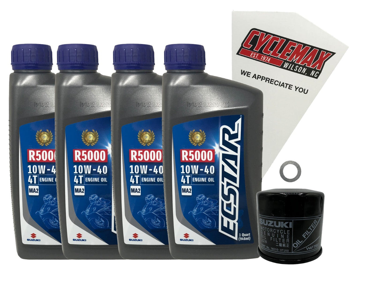 Suzuki Ecstar Standard Oil Change Kit for 2017-2025 GSX-S1000