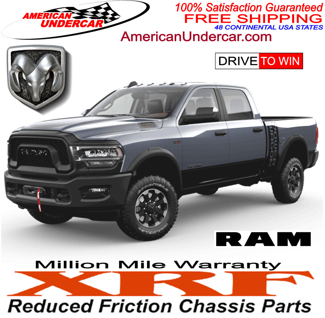 XRF Tie Rod Steering Kit | 2019-2024 Dodge Ram 2500 3500 2WD