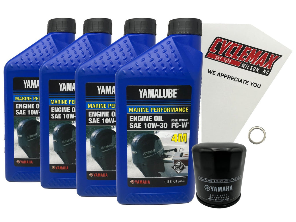 Yamaha Yamalube Standard Oil Change Kit for 2016-2024 F90