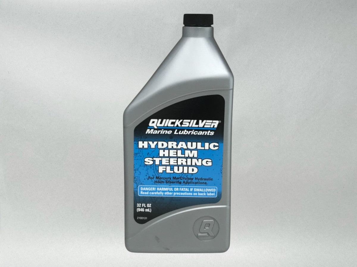 Quicksilver OEM Hydraulic Helm Steering Fluid Quarts 92-858078Q01 4 Pack