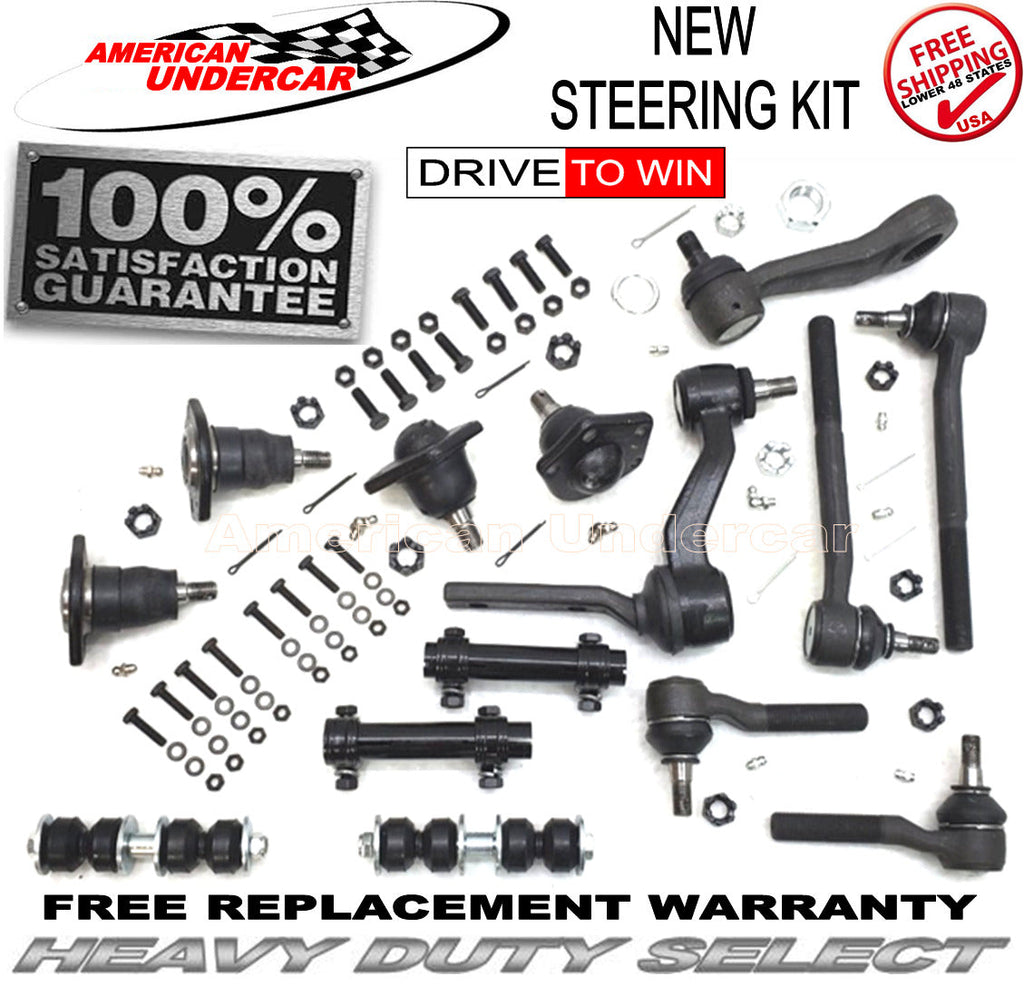 HD Ball Joint Tie Rod Idler Pitman Arm Kit | 1998 GMC Jimmy, Sonoma 4x4