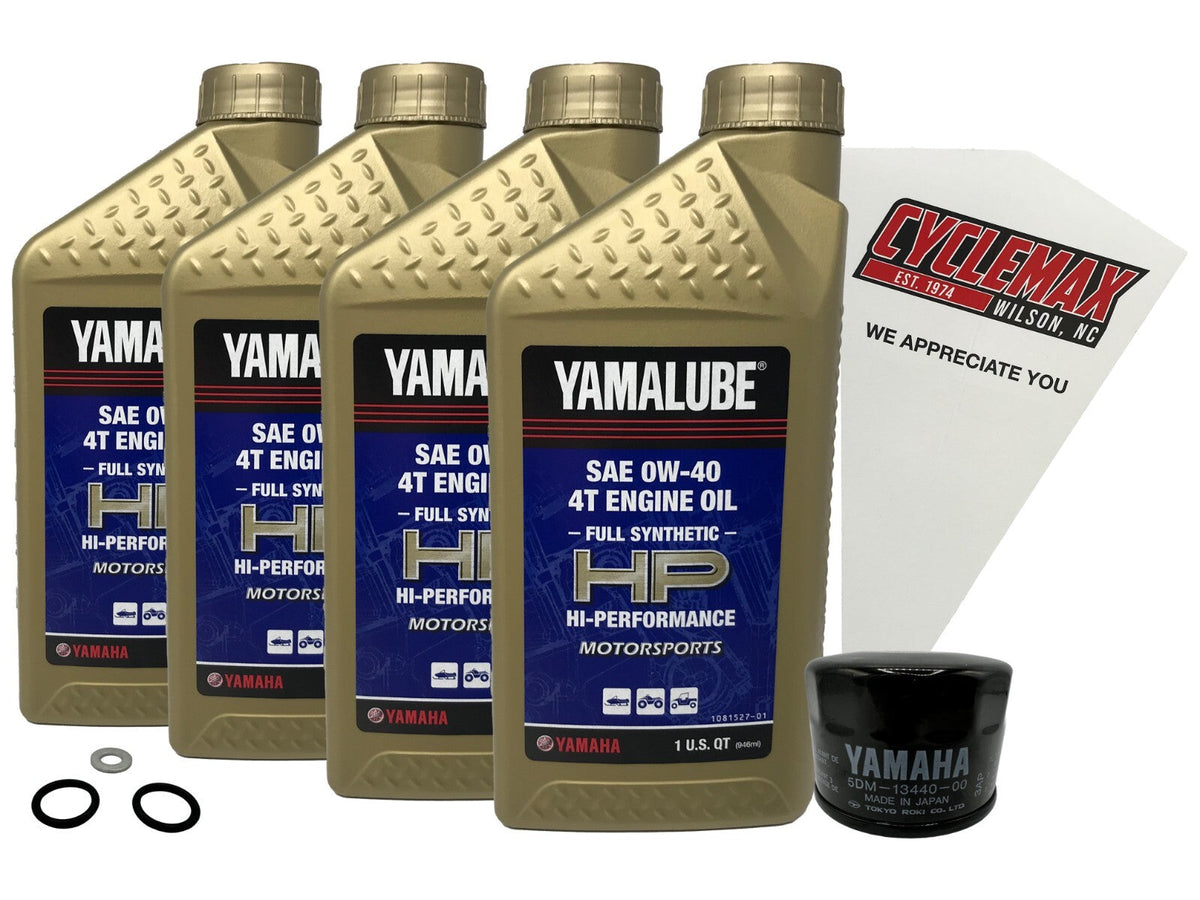 Yamaha Yamalube Full Synthetic Oil Change Kit for 2017-2021 SIDEWINDER
