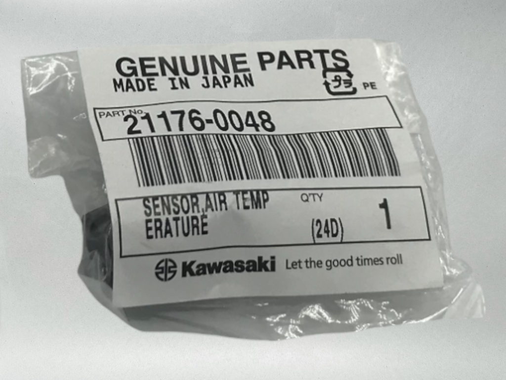 Kawasaki Genuine OEM Authentic Air Temperature Sensor 21176-0048 1Kawasaki OEM Air Temperature Sensor 21176-0048 - (08-18) NINJA ZX-10R ZX-10RR