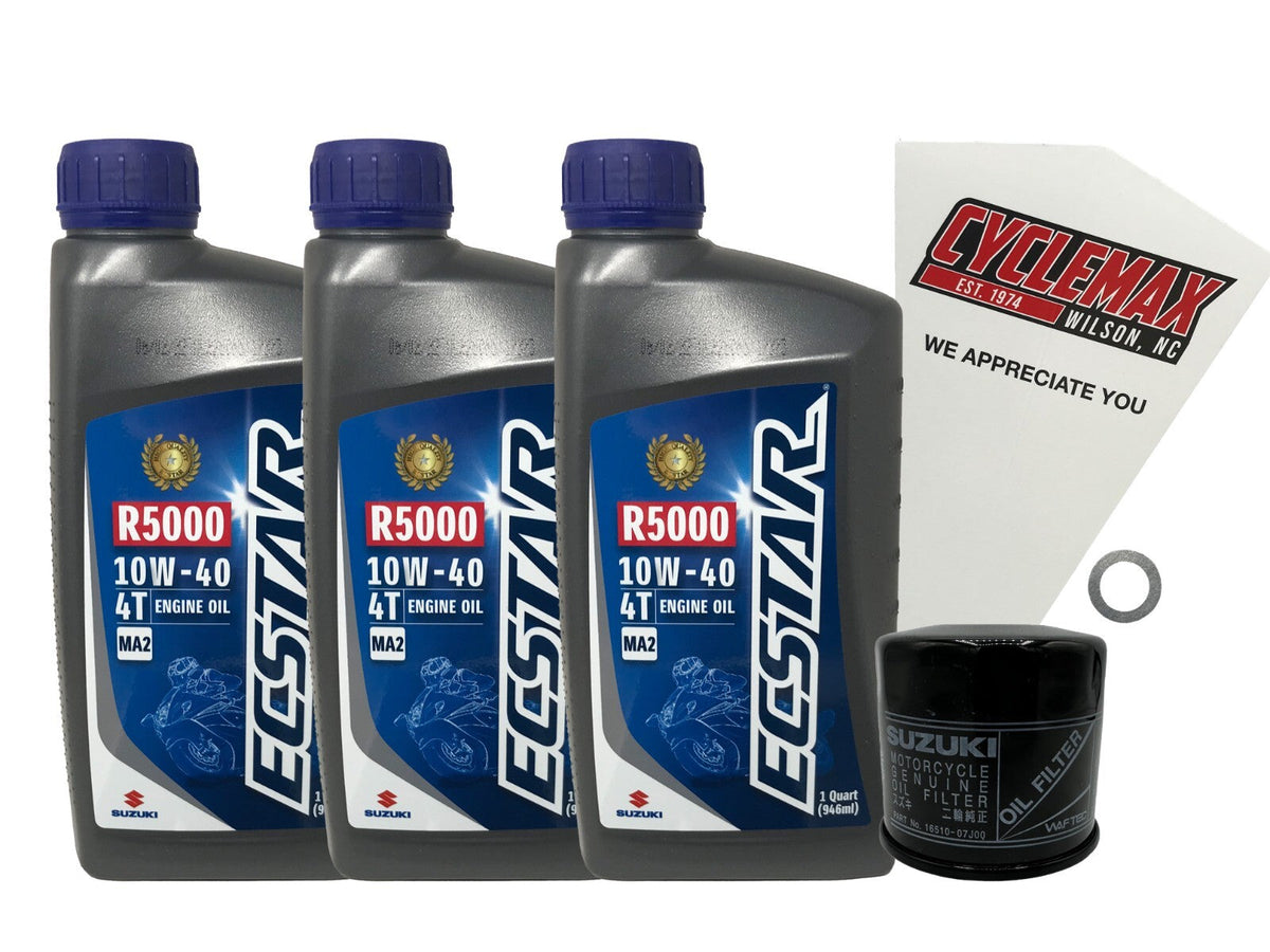 Suzuki Ecstar Standard Oil Change Kit for 2008-2023 KINGQUAD 750AXi