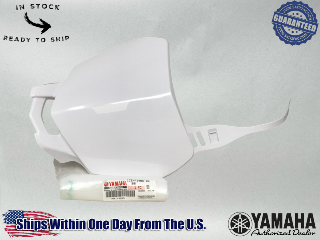 Yamaha OEM (05-21) TTR230 Front Number Plate 1C6-F3485-00-00