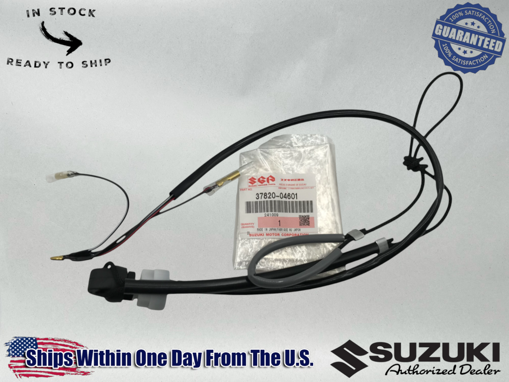 Suzuki OEM 84-87 LT50 LT 50 QUADRUNNER EMERGENCY TETHER KILL SWITCH 37820-04601