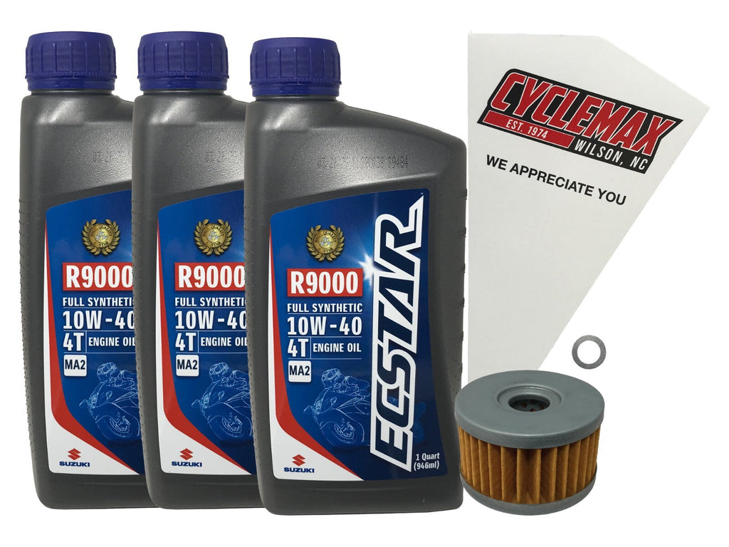 Suzuki Ecstar Full Synthetic Oil Change Kit for 1999-2019 SAVAGE LS650