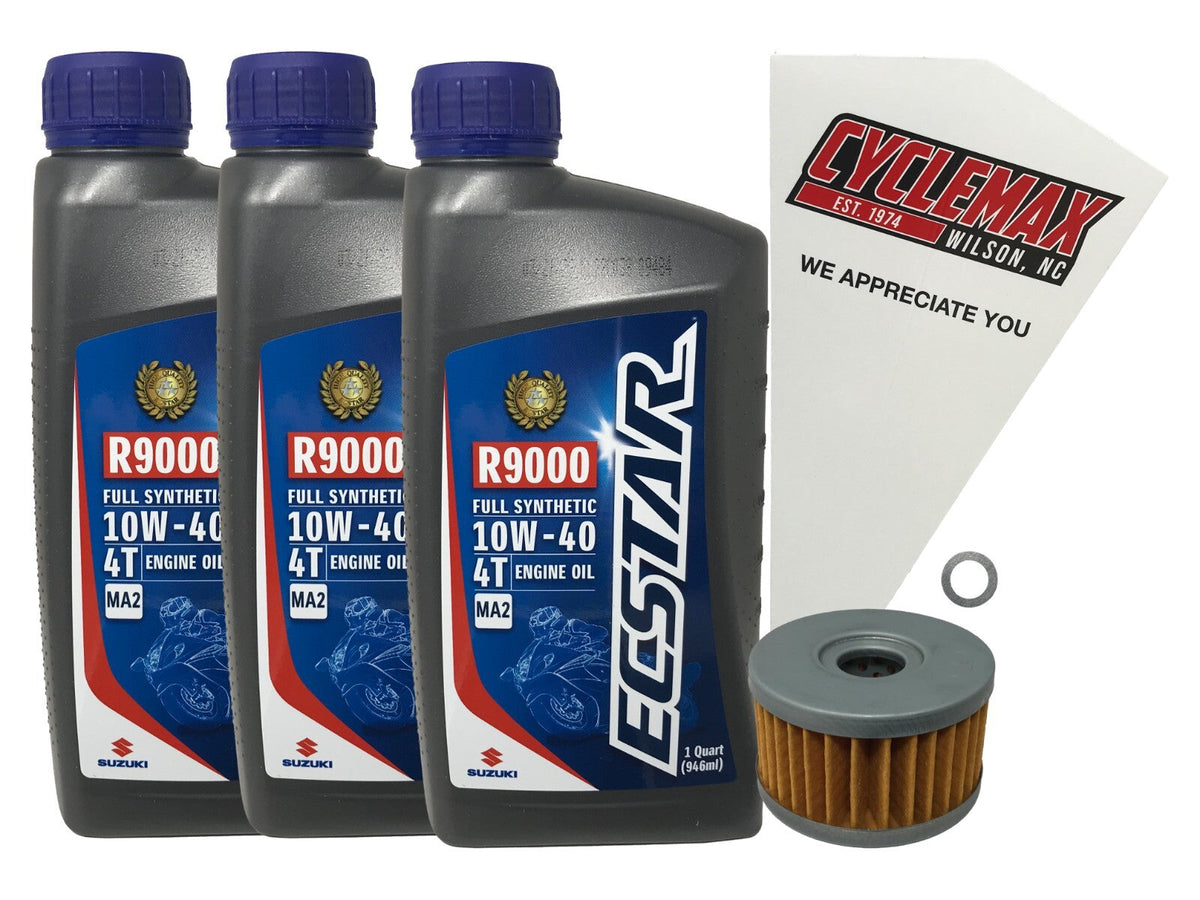 Suzuki Ecstar Full Synthetic Oil Change Kit for 1999-2019 SAVAGE LS650