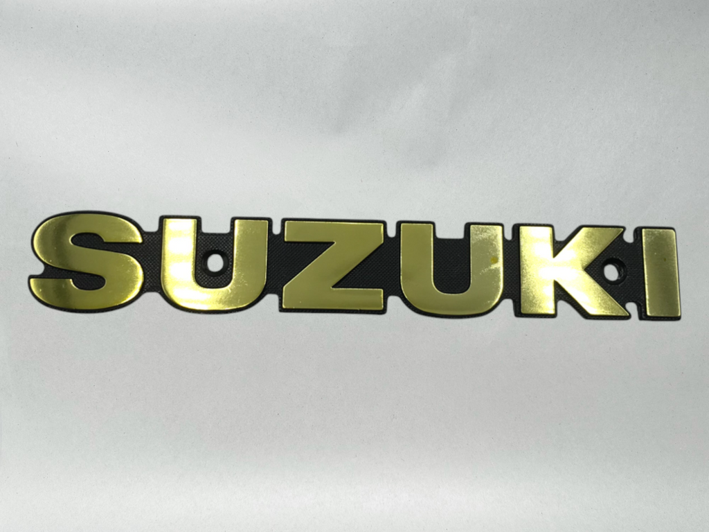 Suzuki OEM Gold Fuel Tank Emblem 68111-45010 / gs1000 gs850 gs750 gs550