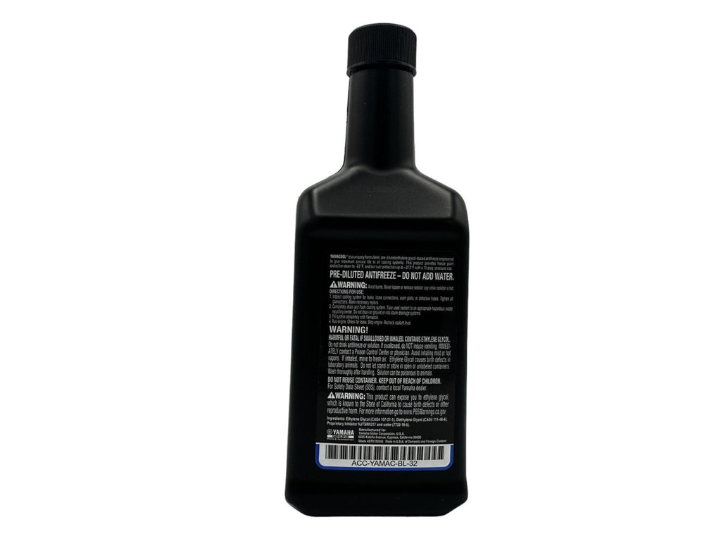 Yamaha Genuine OEM Yamalube Pre-Diluted Anti-Freeze ACC-YAMAC-BL-32 - 3 Pack