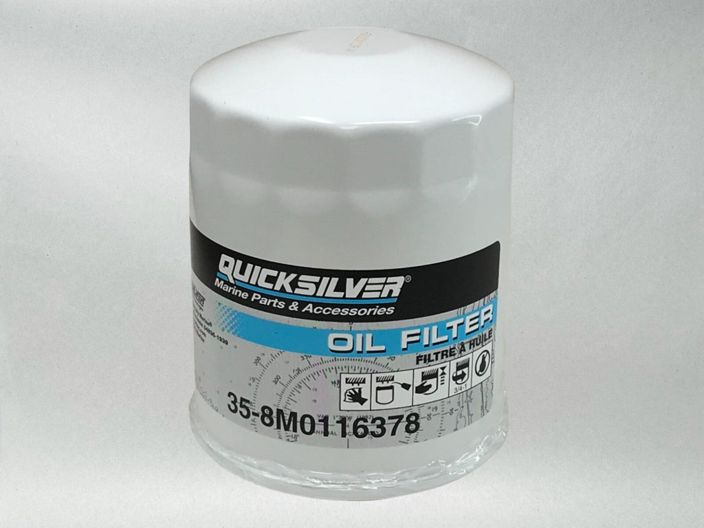 Quicksilver Genuine OEM Authentic Marine Oil Filters 35-8M0116378 6 Pack