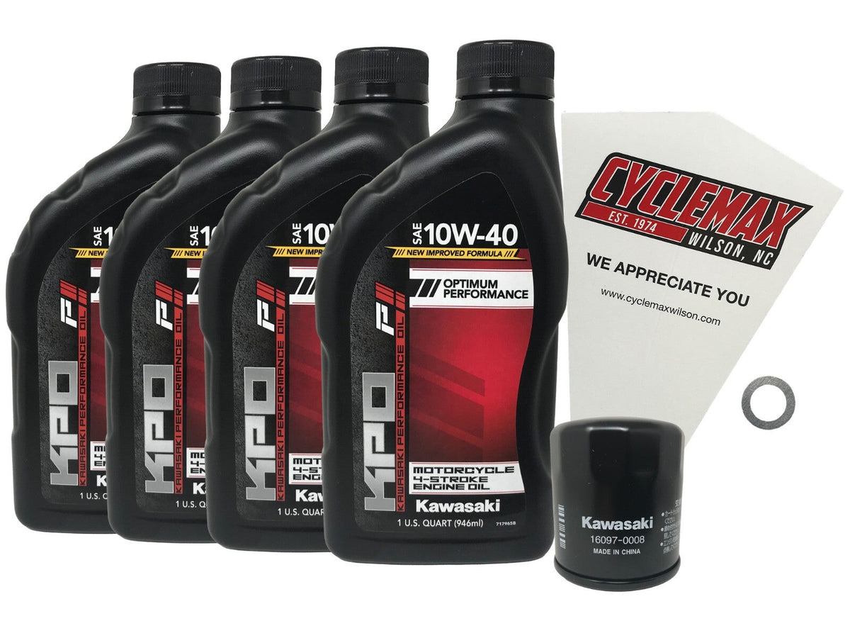 Kawasaki KPO Standard Oil Change Kit for 2002-2008 ZZR600