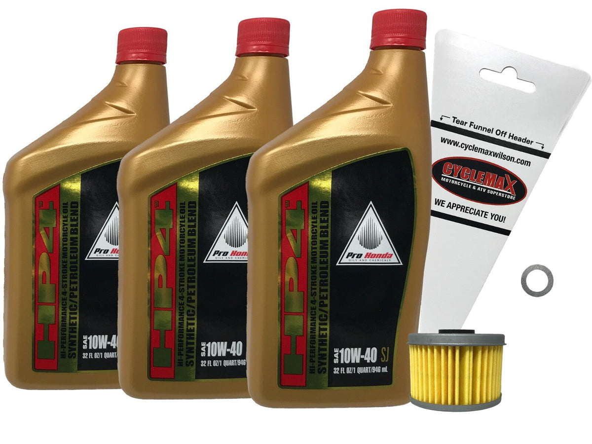 Honda HP4 Semi-Synthetic Oil Change Kit for 1998-2000 TRX300