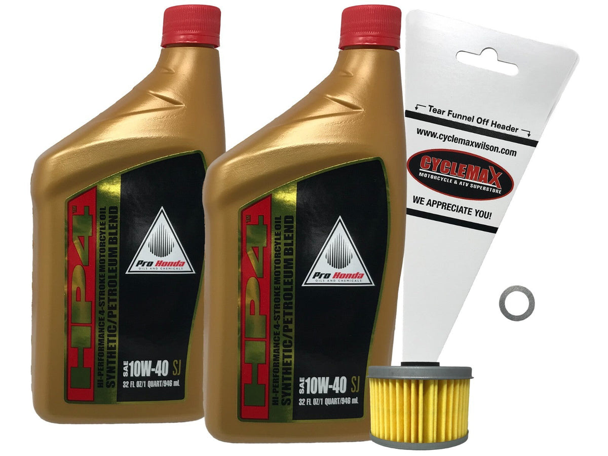Honda HP4 Semi-Synthetic Oil Change Kit for 2015-2019 CBR300R