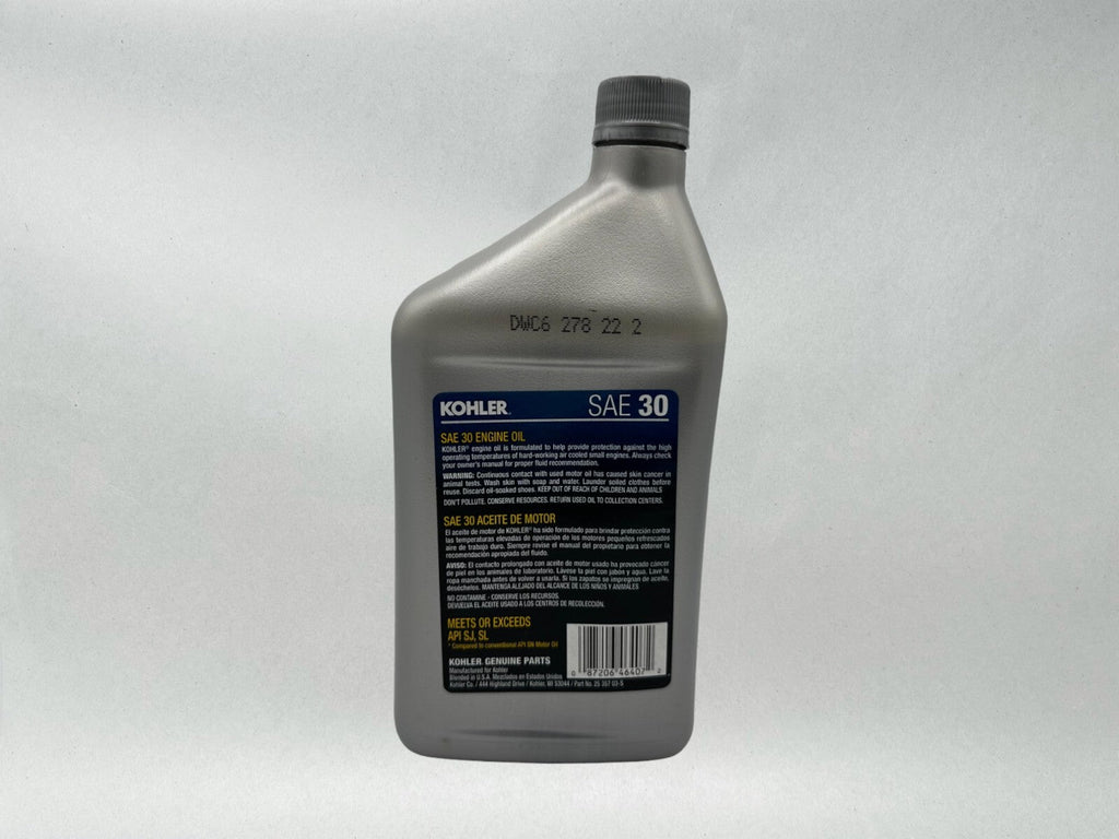 Kohler Semi-Synthetic Oil Change Kit for Kohler Lawnmower Engines
