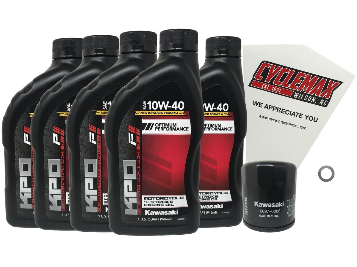 Kawasaki KPO Standard Oil Change Kit for 2008-2022 CONCOURS 14