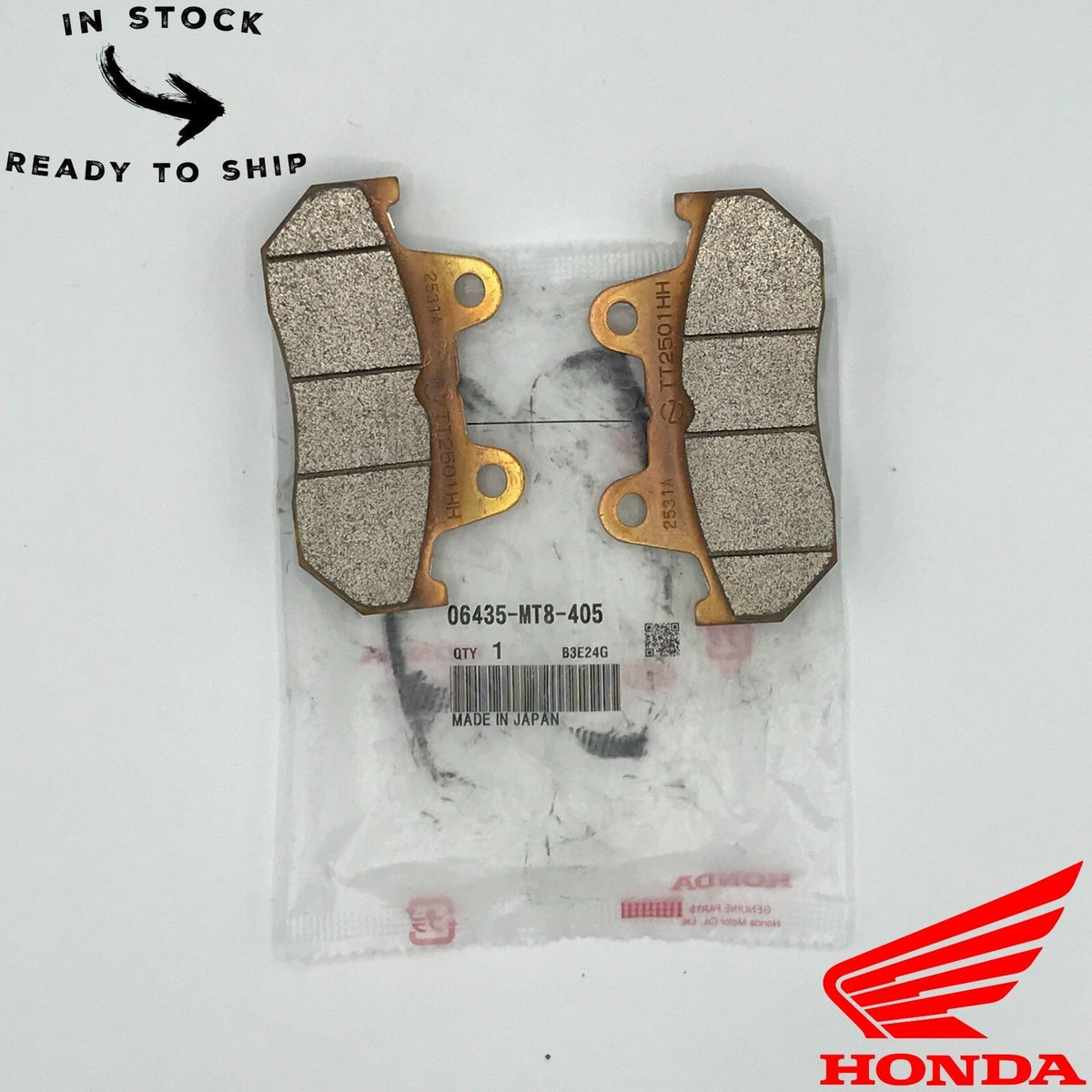 Genuine OEM Honda Rear Brake Pad Pads 06435-MT8-405