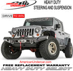 HD Tie Rod Steering Kit 2018-2025 Jeep Wrangler JL, Gladiator JT  4x4 DANA 30 axle