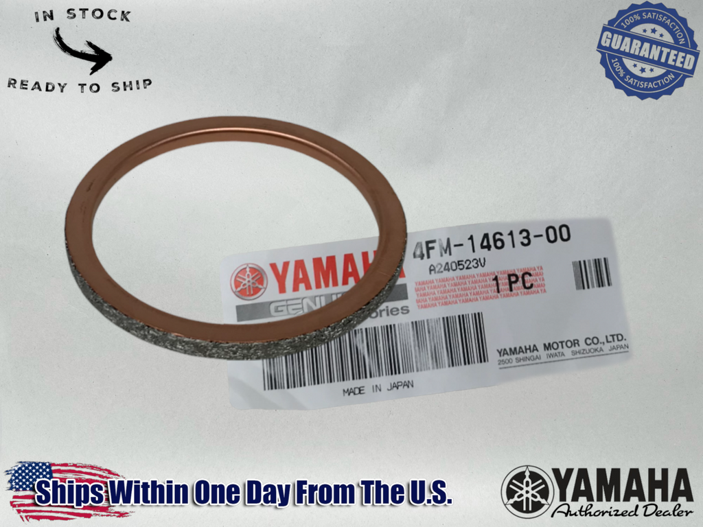 Yamaha OEM (06-20) YZF-R6 R6 Exhaust Pipe Gasket 4FM-14613-00-00