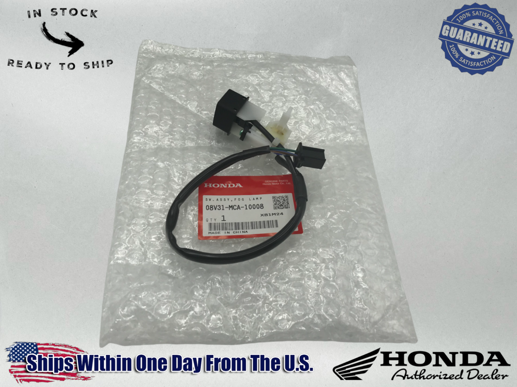 Honda OEM Fog light Lamp Switch 01-10 GL1800 - 08V31-MCA-10008