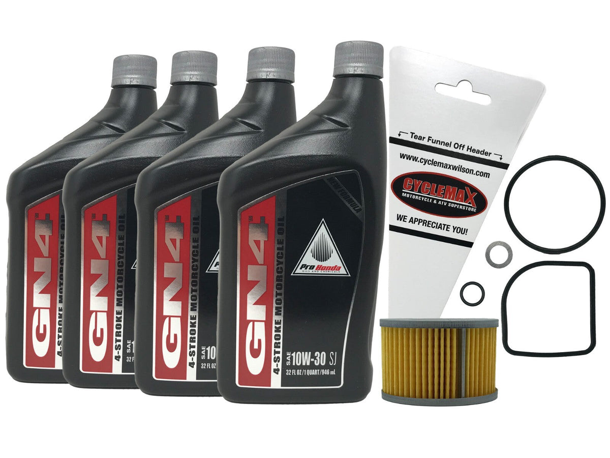 Honda GN4 Standard 10W-30 Oil Change Kit for 1983 GL650 GOLD WING