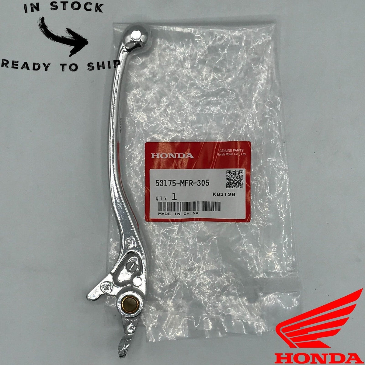 Genuine OEM Honda Front Brake Lever 53175-MFR-305