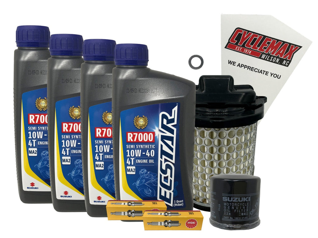 Suzuki Ecstar Semi-Synthetic Tune-Up Kit for 2005-2009 VL1500 with Spark Plugs