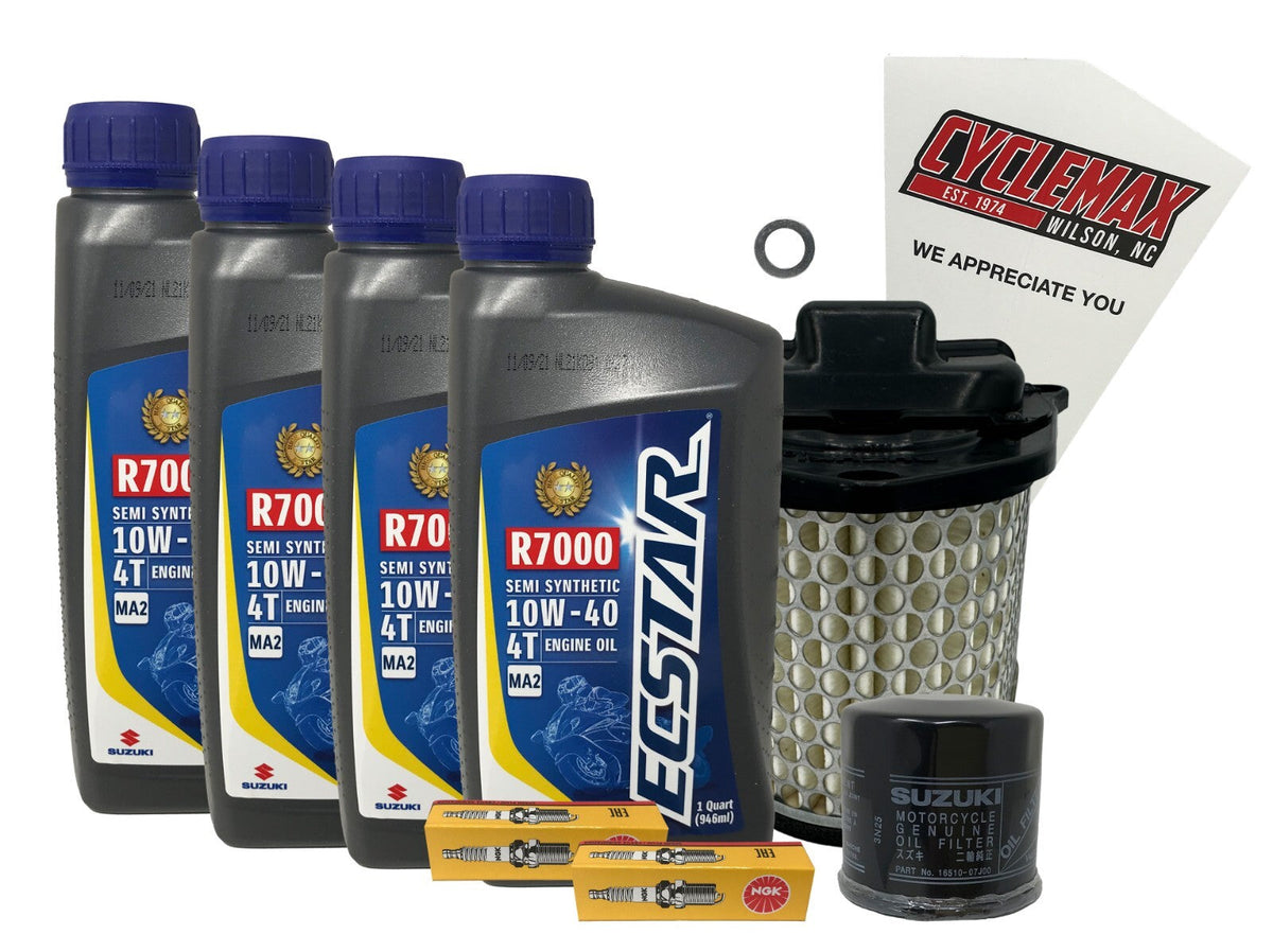 Suzuki Ecstar Semi-Synthetic Tune-Up Kit for 2005-2009 VL1500 with Spark Plugs