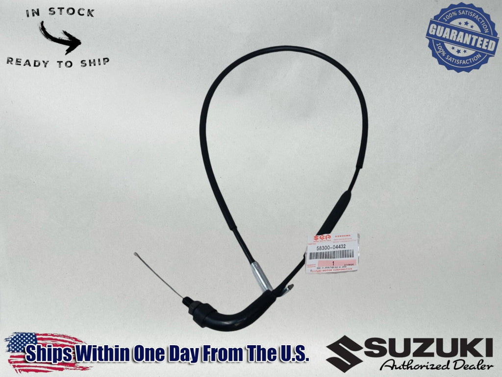 Suzuki OEM Authentic 1978 - 2006Jr50 Jr 50Throttle Cable Assembly 58300-04432