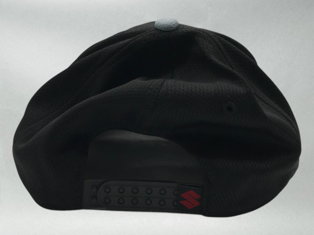 Suzuki OEM HAYABUSA KANJI HAT CAP BLACK RED BUSA LOGO SNAP BACK 990A0-17201