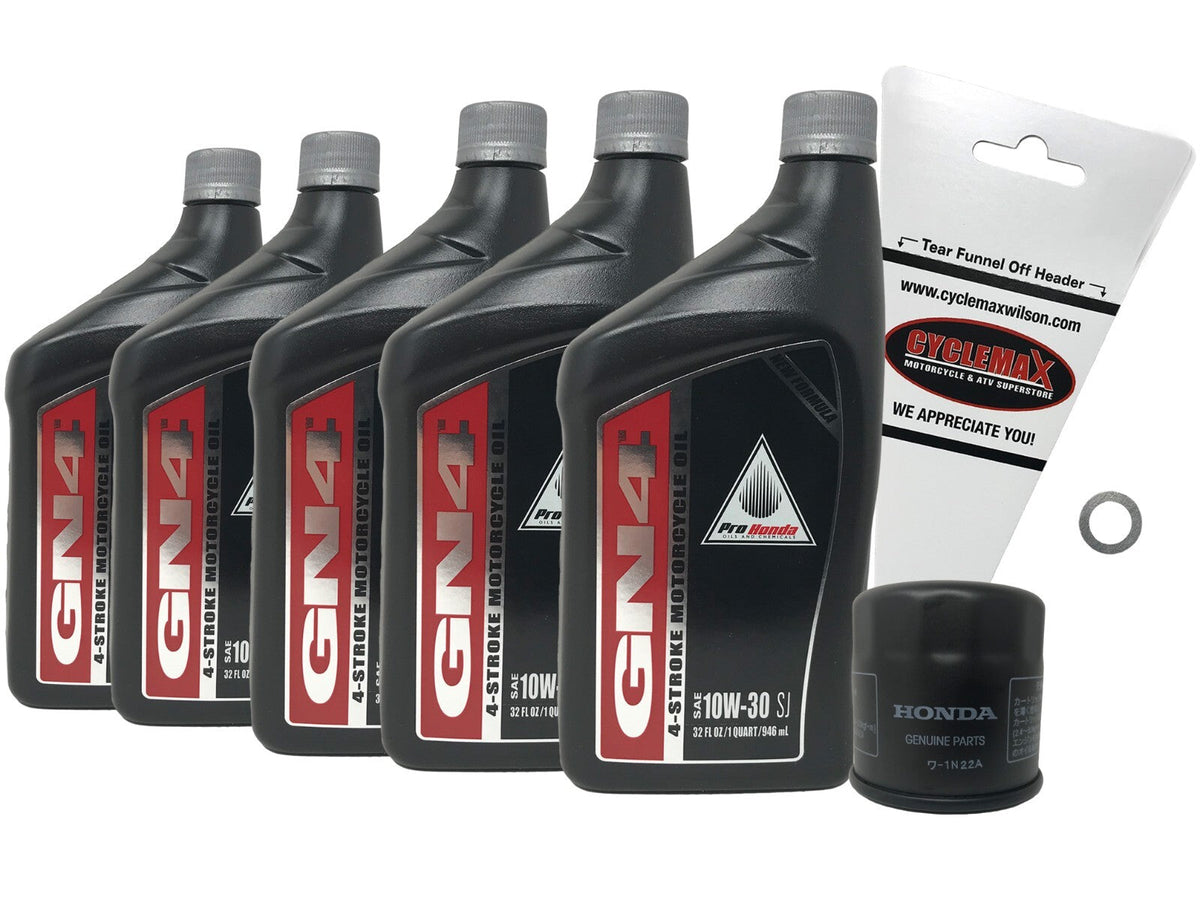 Honda GN4 Standard 10W-30 Oil Change Kit for 2002-2003 CBR954RR