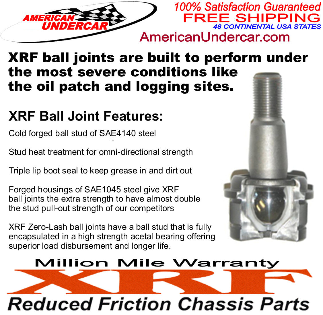 XRF Tie Rod End Steering Kit | 2004-2008 Ford F150 2WD