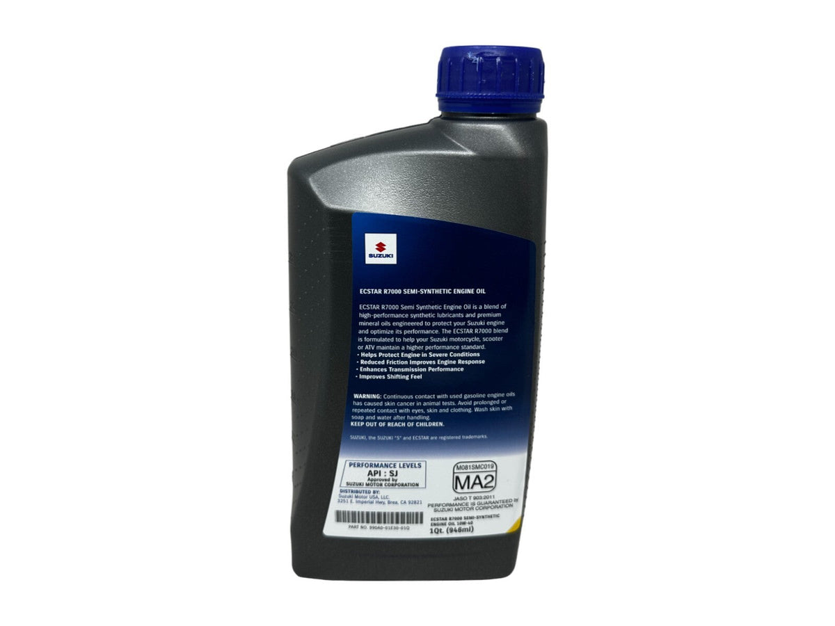 Suzuki Ecstar Semi-Synthetic Oil Change Kit for 2002-2019 V-STROM 1000
