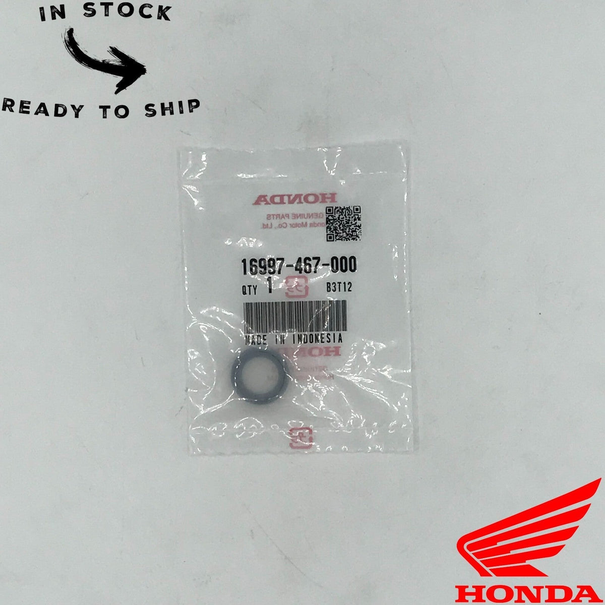 Genuine OEM Honda Fuel Tank O-Ring 16997-467-000